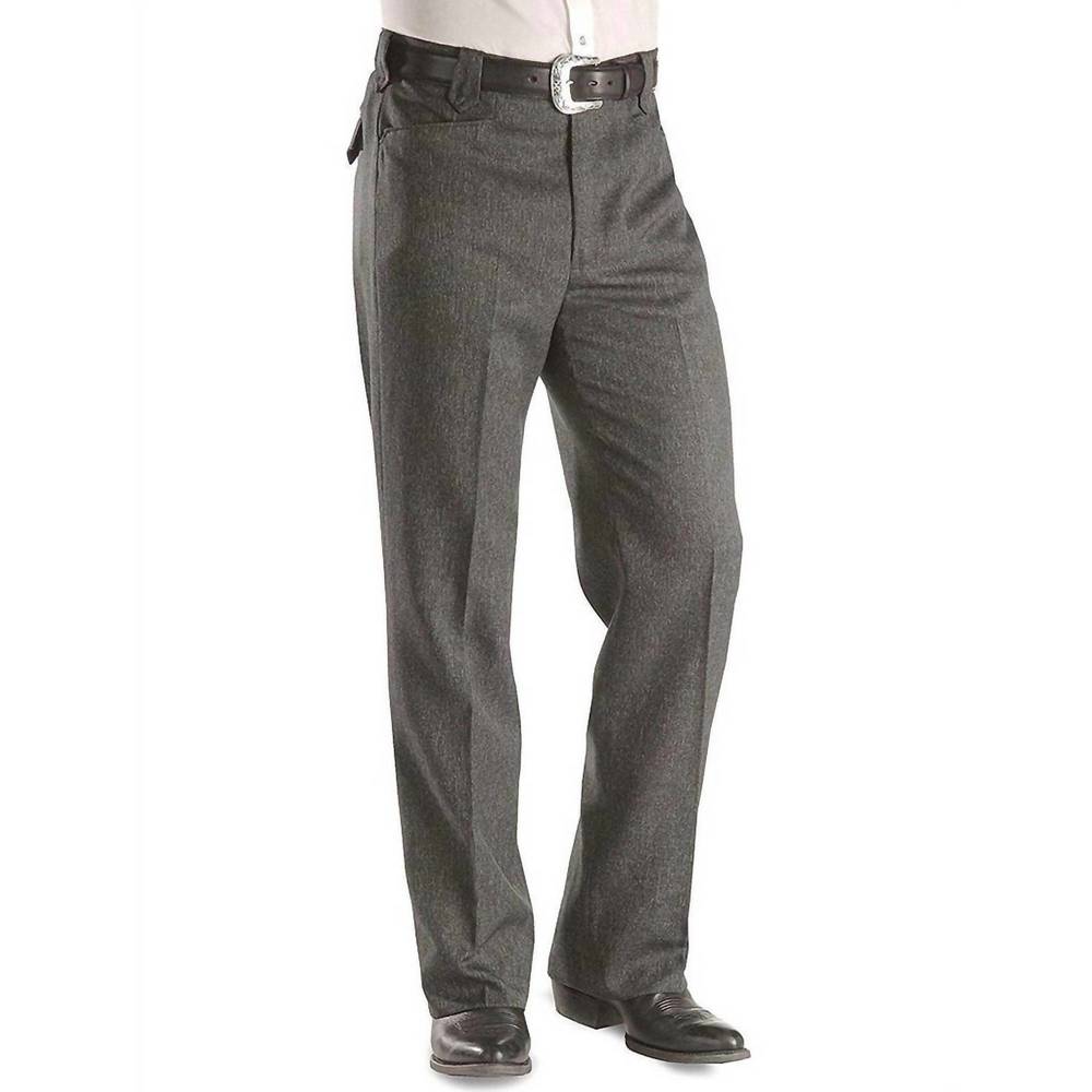 NEW MISS CIRCLE wool dress pant in grey